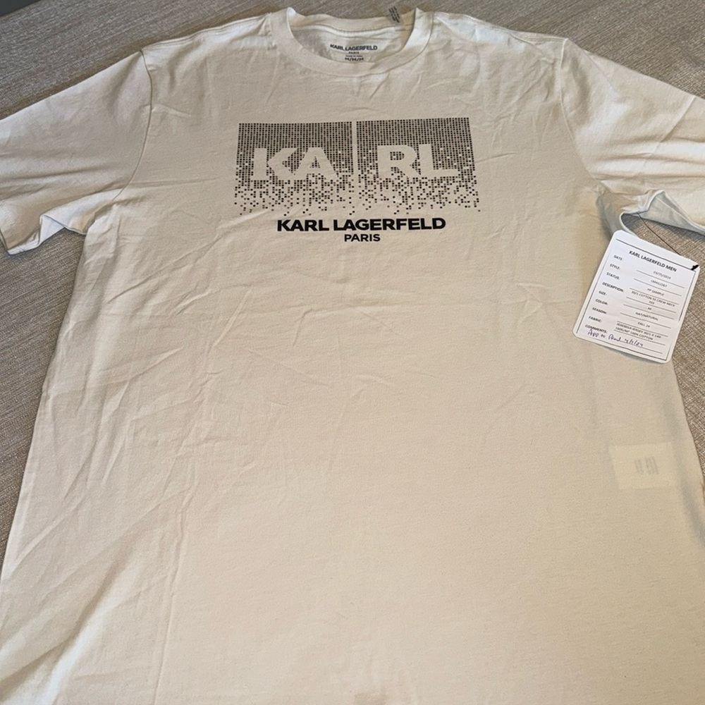 KARL LAGERFELD Paris Graphic Tee - Men’s M - NWT (Sample)